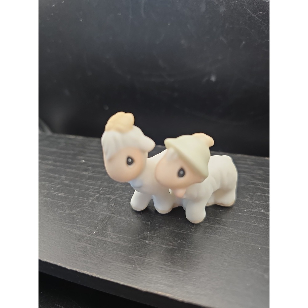ENESCO Precious Moments Two By Two Goats Figurine 1995 #1636940